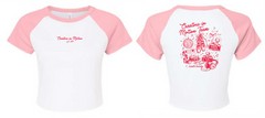 Women's Illustrated Raglan Baby Tee