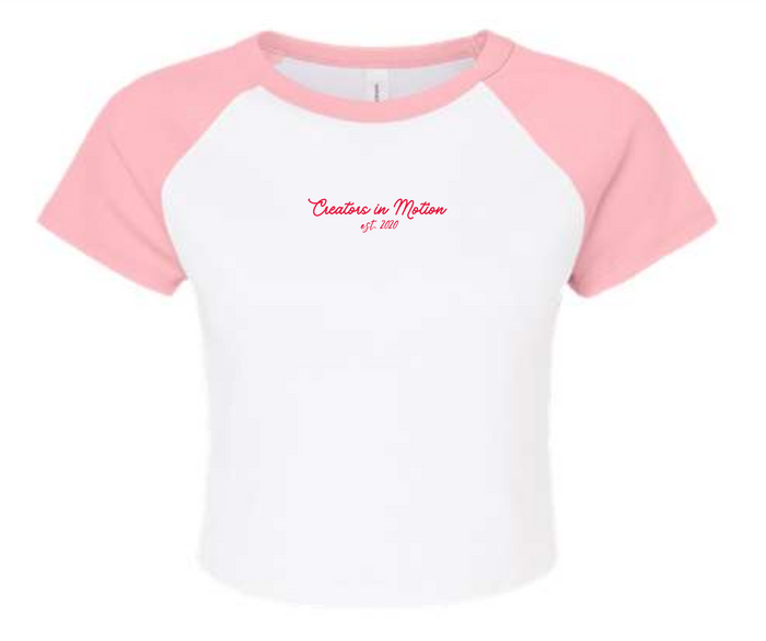 Women's Illustrated Raglan Baby Tee
