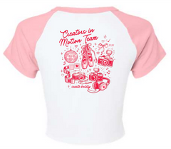 Women's Illustrated Raglan Baby Tee