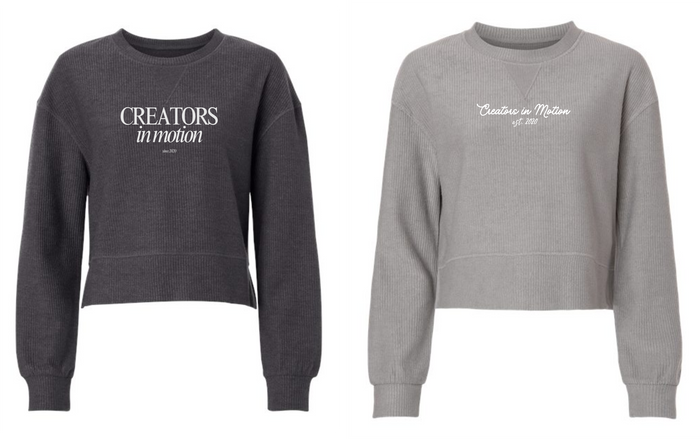 Women's Tagline Ribbed Crop Boxy Pullover