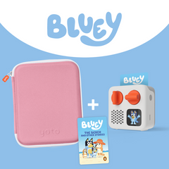 Yoto Mini + Bluey Card Case Bundle